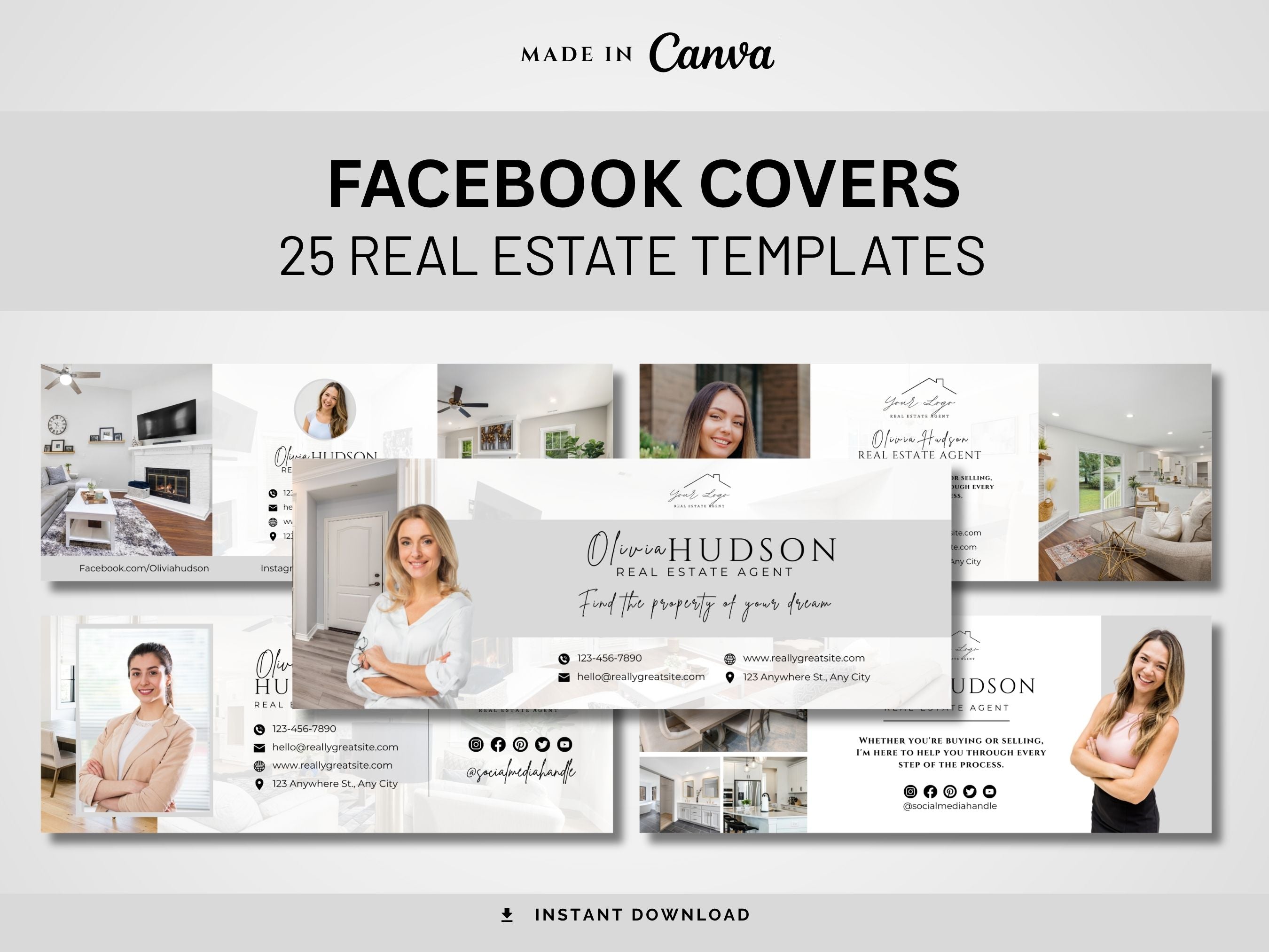 Realtor Facebook Cover Templates