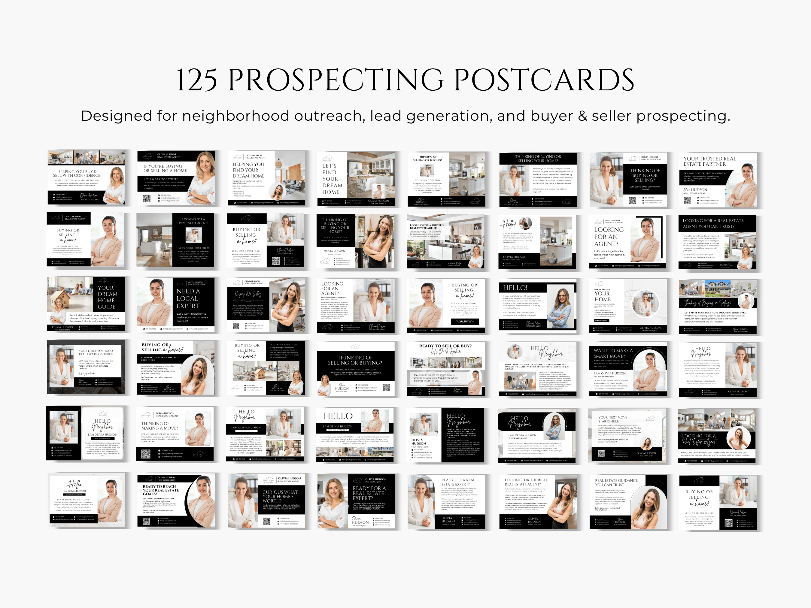 Real Estate Postcard Templates Bundle