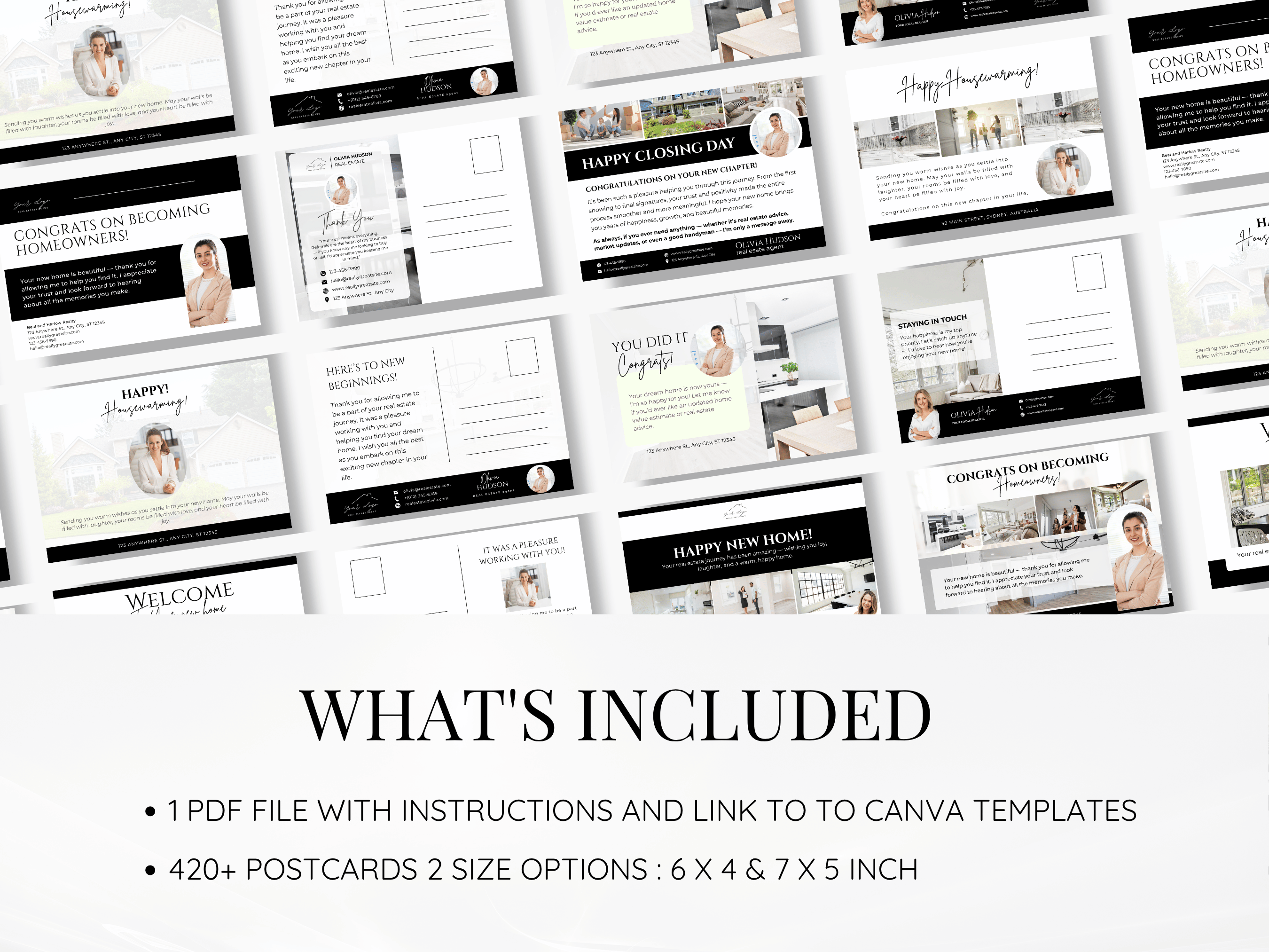Real Estate Postcard Templates Bundle