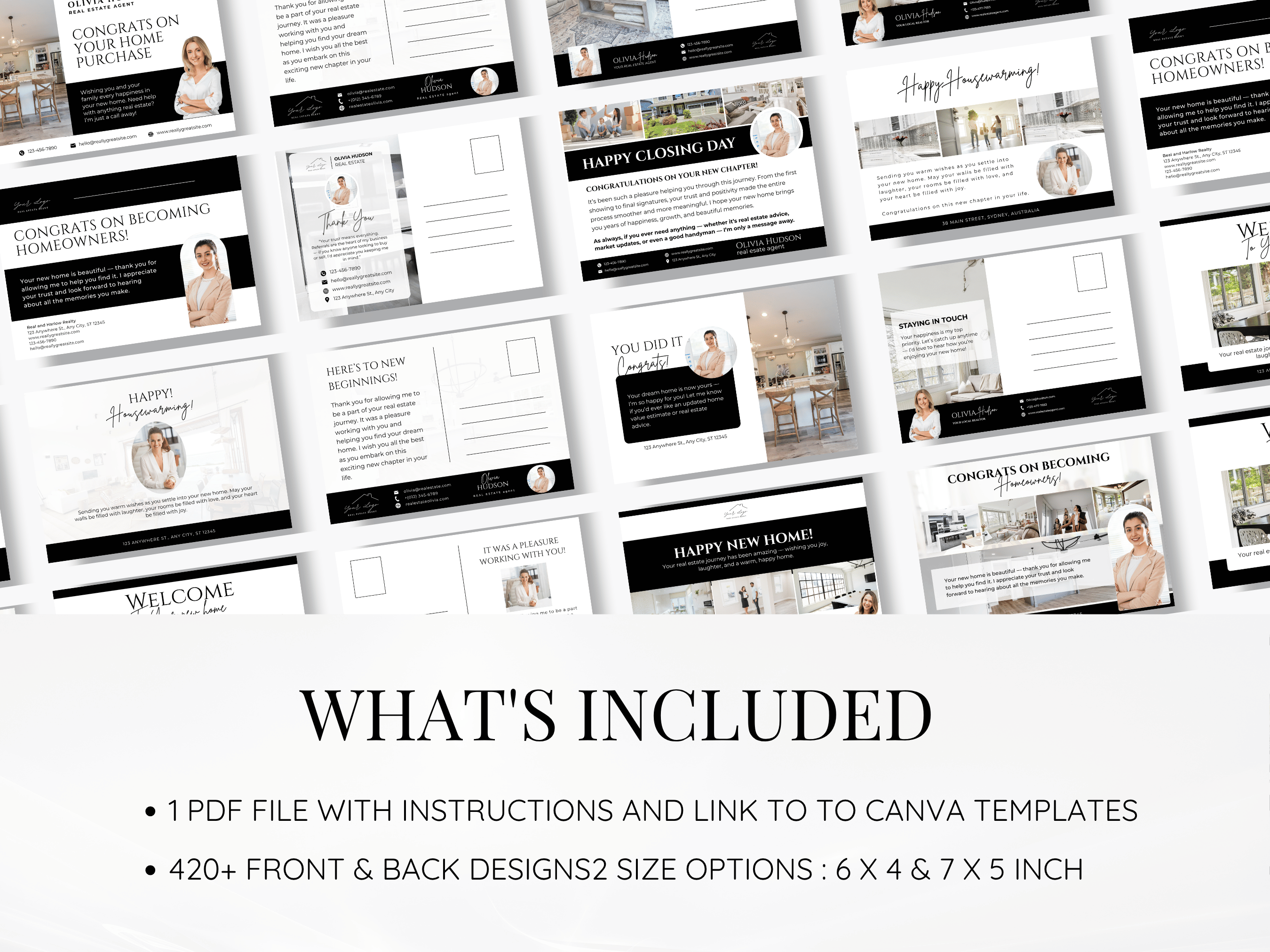 Real Estate Postcard Templates Bundle