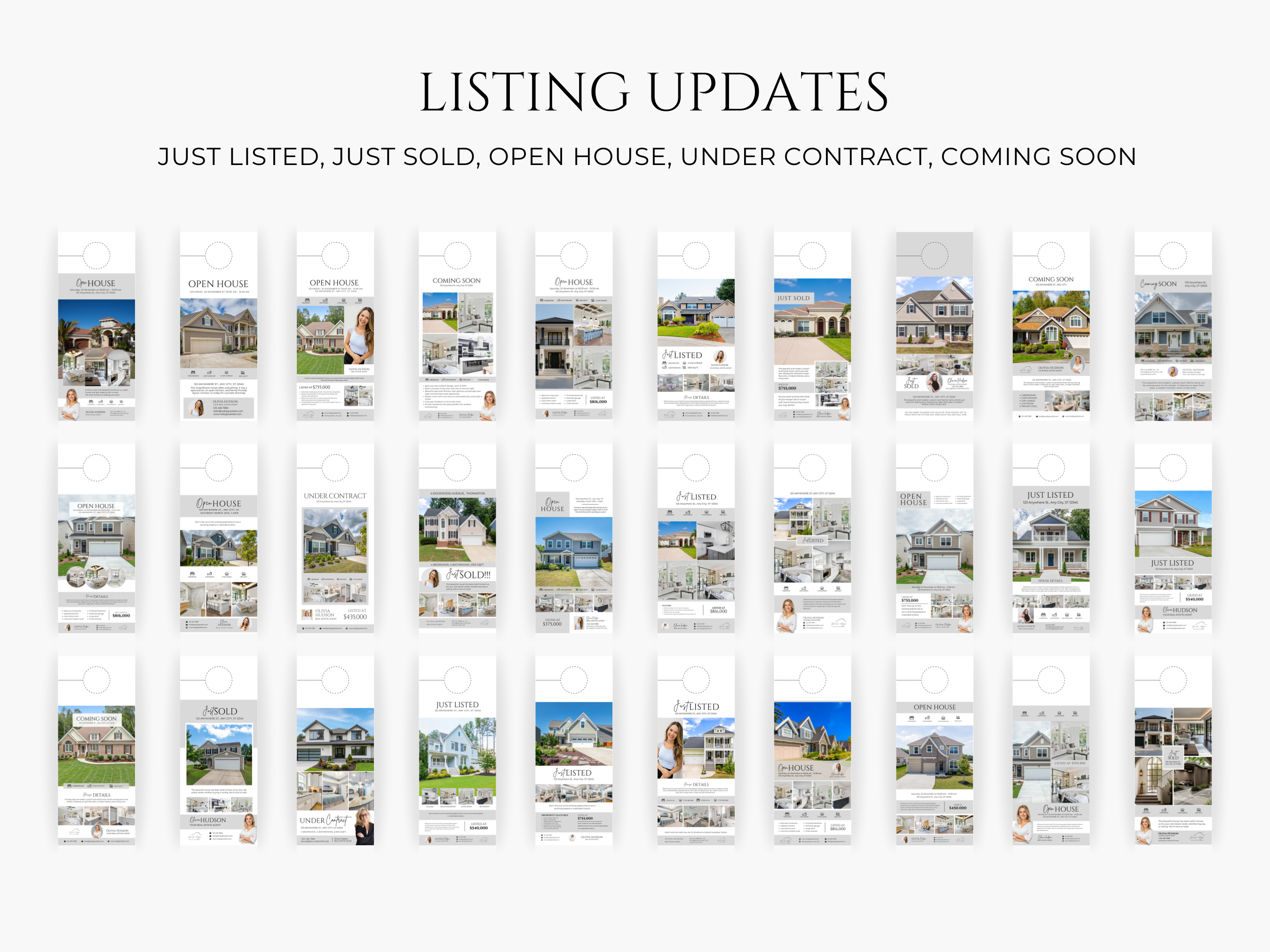135+ Real Estate Door Hanger Bundle