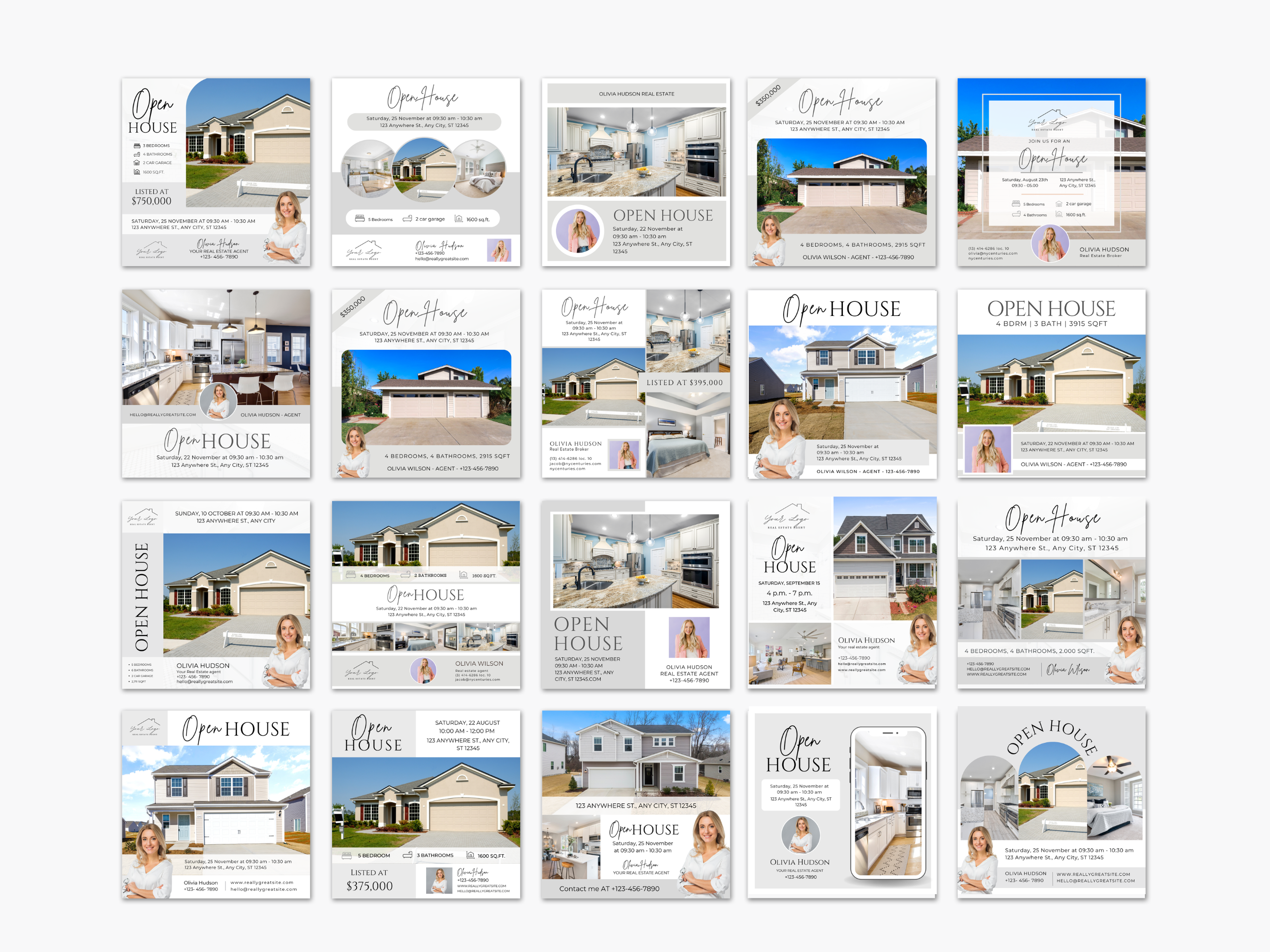 Open House Bundle Gray and White