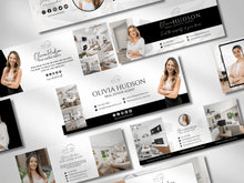 Realtor Facebook Cover Templates Black and White