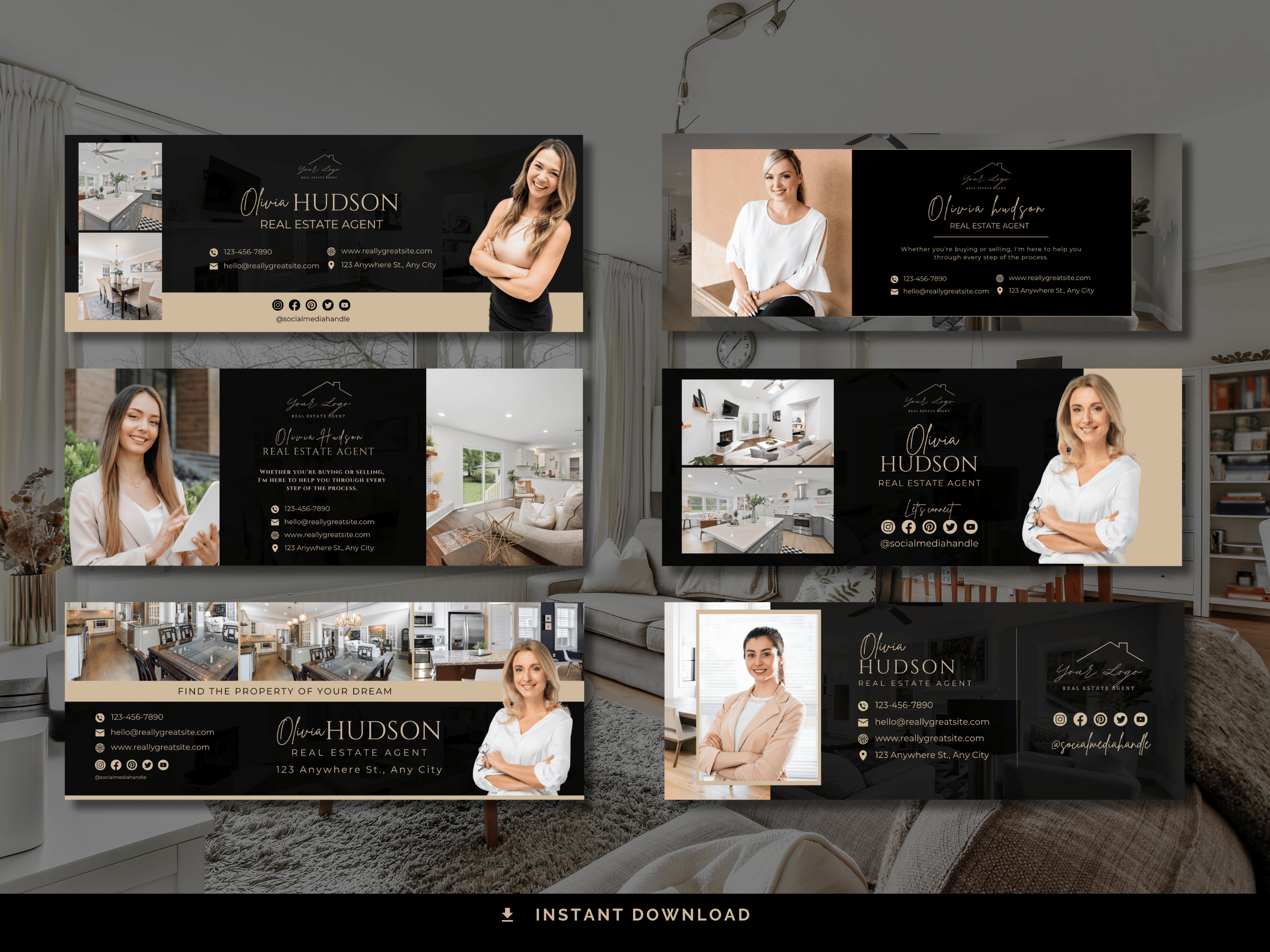 Luxury Real Estate Facebook Cover