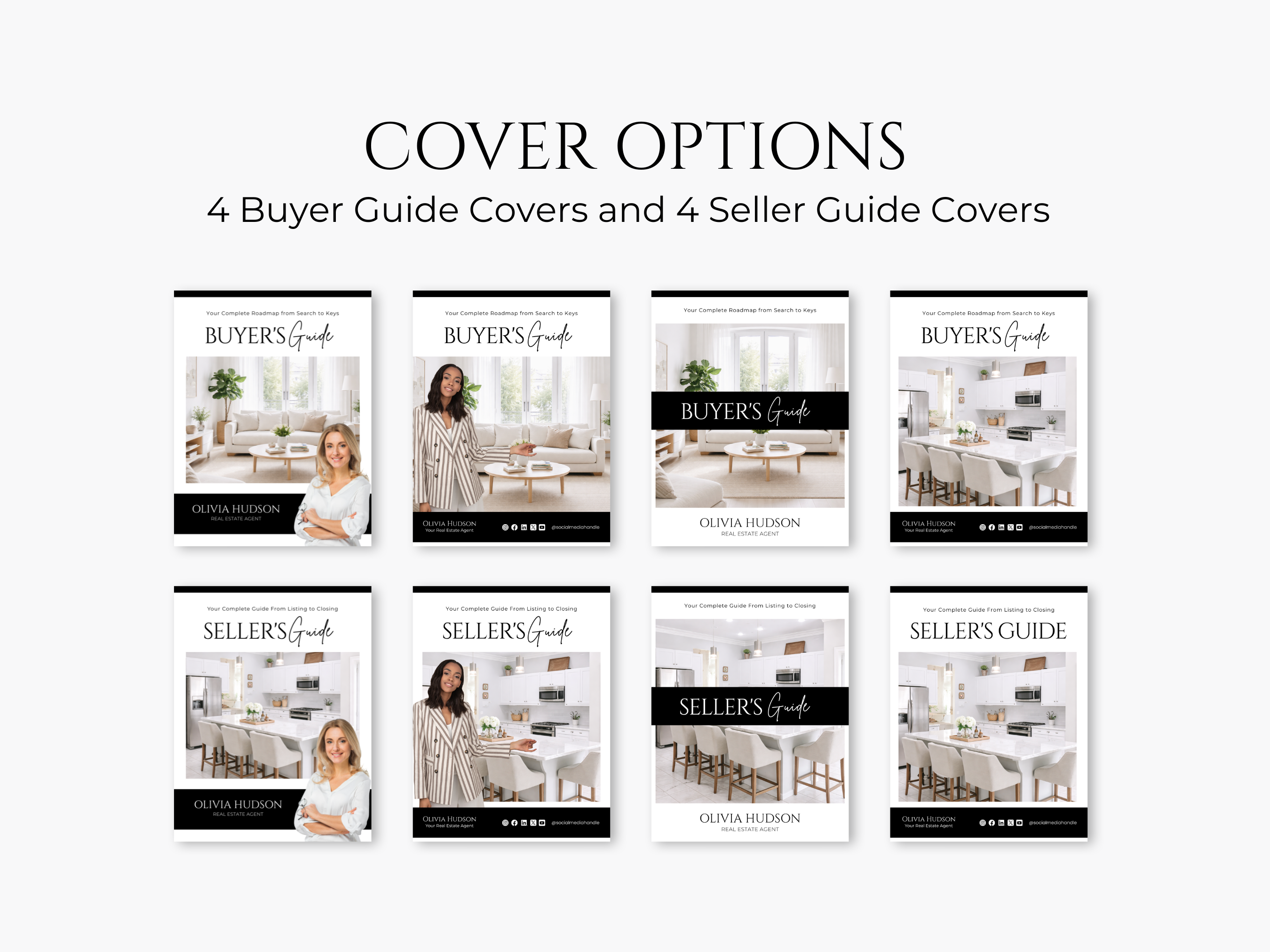 Real Estate Buyer Seller Guides | Editable Home Buying Selling Process