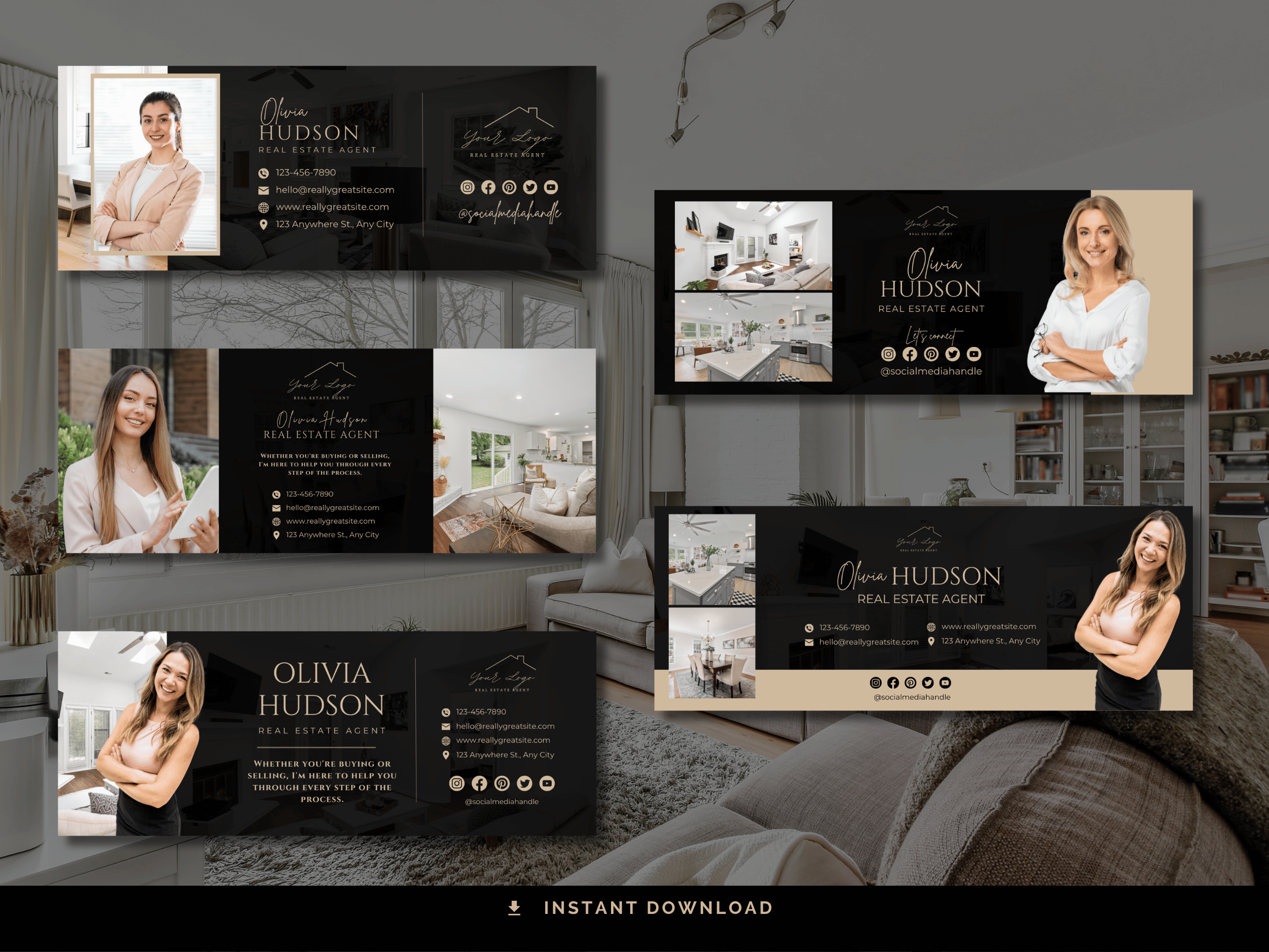 Luxury Real Estate Facebook Cover