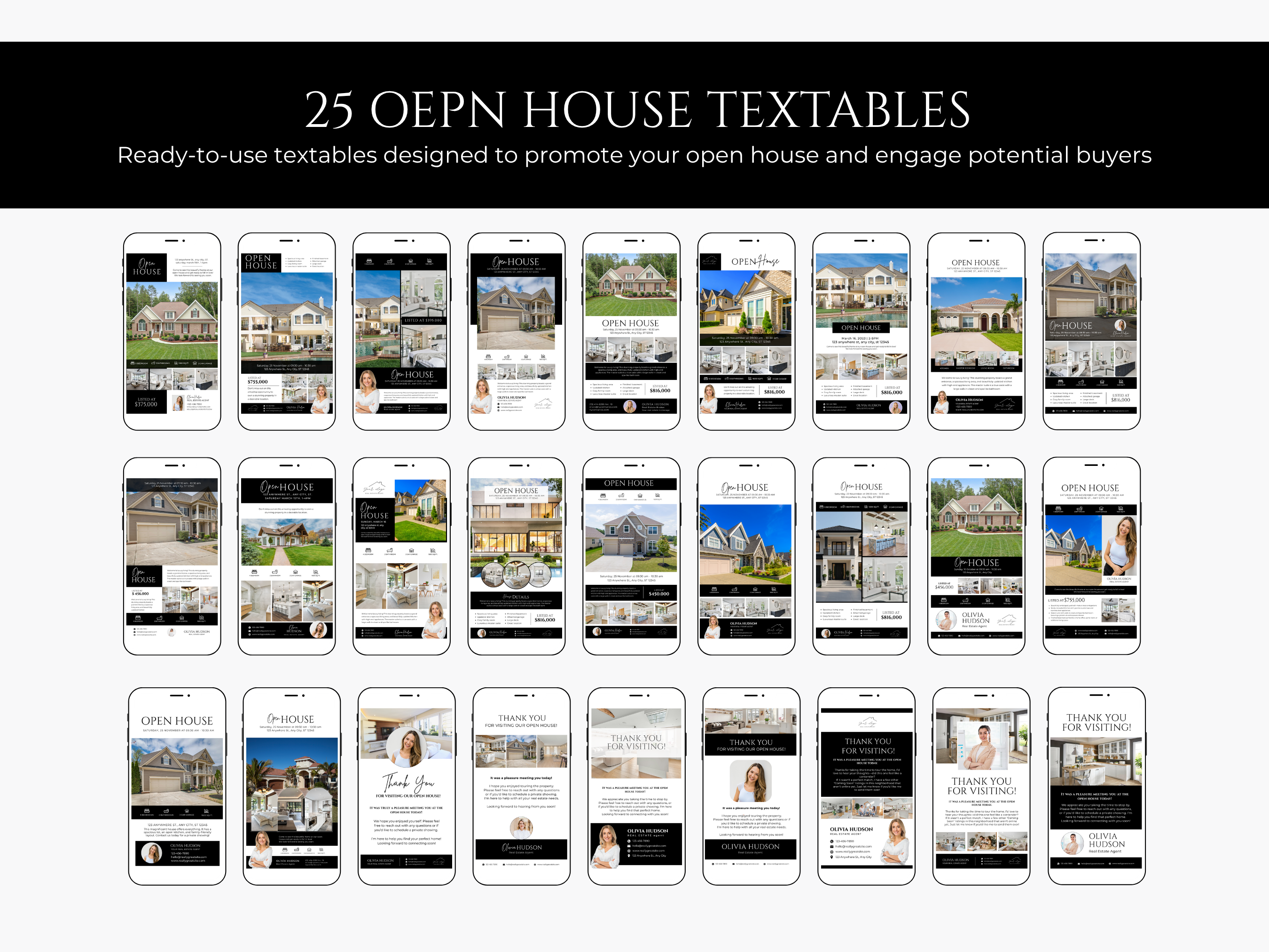 Open House Bundle Black & White