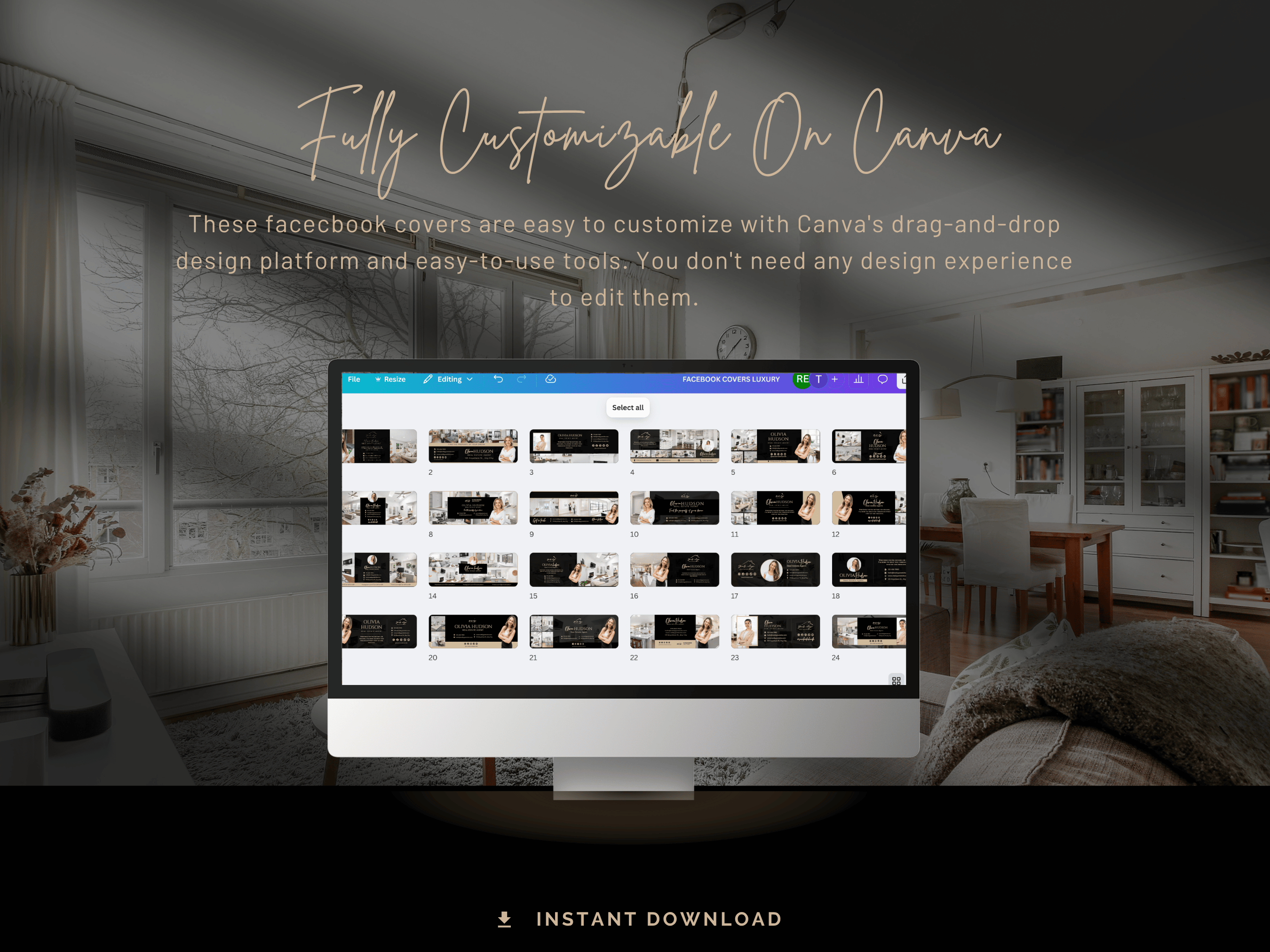 Luxury Real Estate Facebook Cover