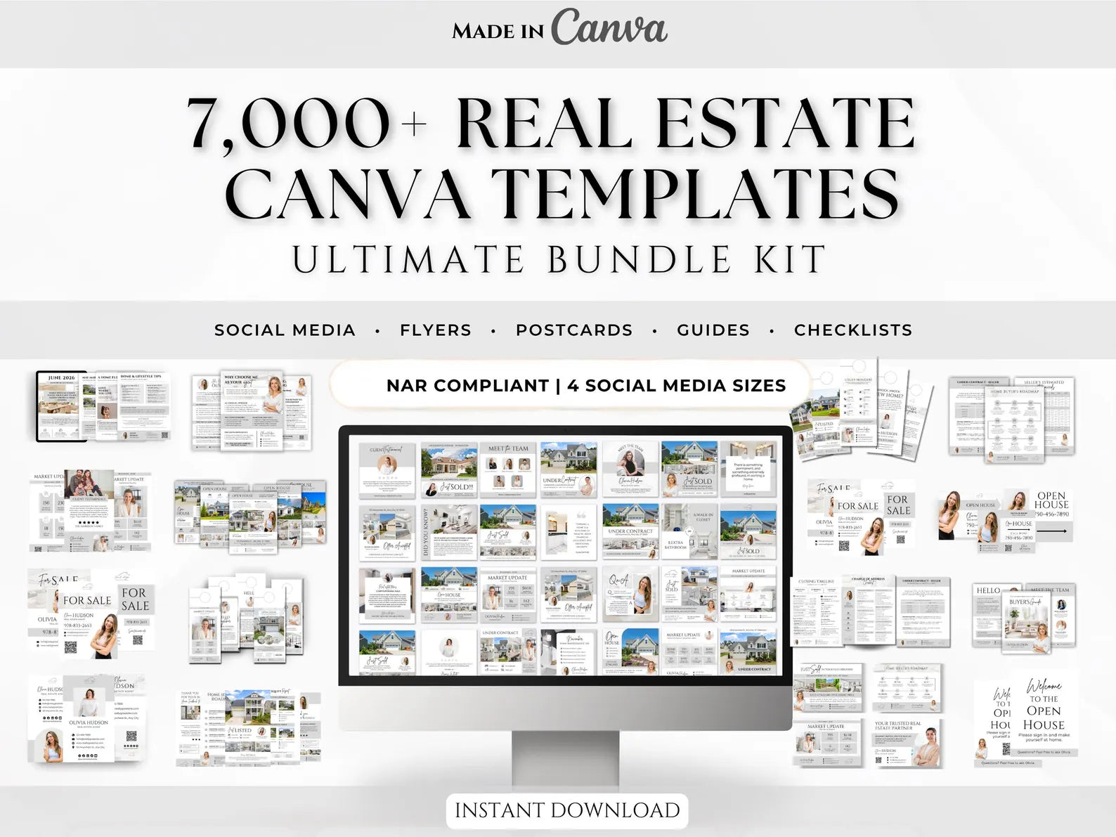 7,000+ Real Estate All-in-one Templates Bundle