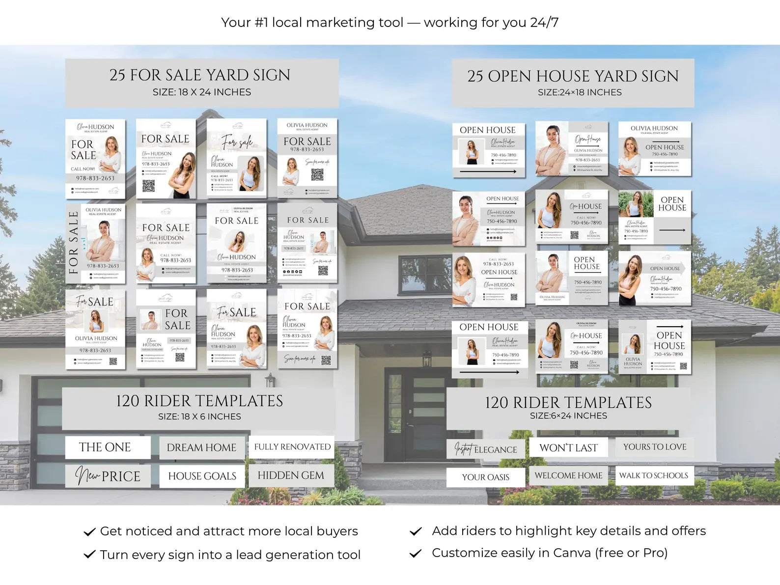 7,000+ Real Estate All-in-one Templates Bundle