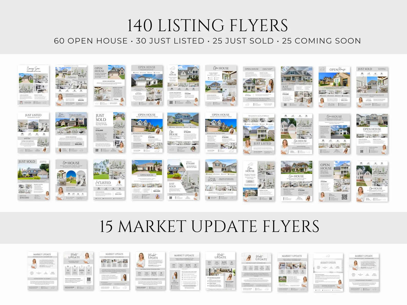 7,000+ Real Estate All-in-one Templates Bundle