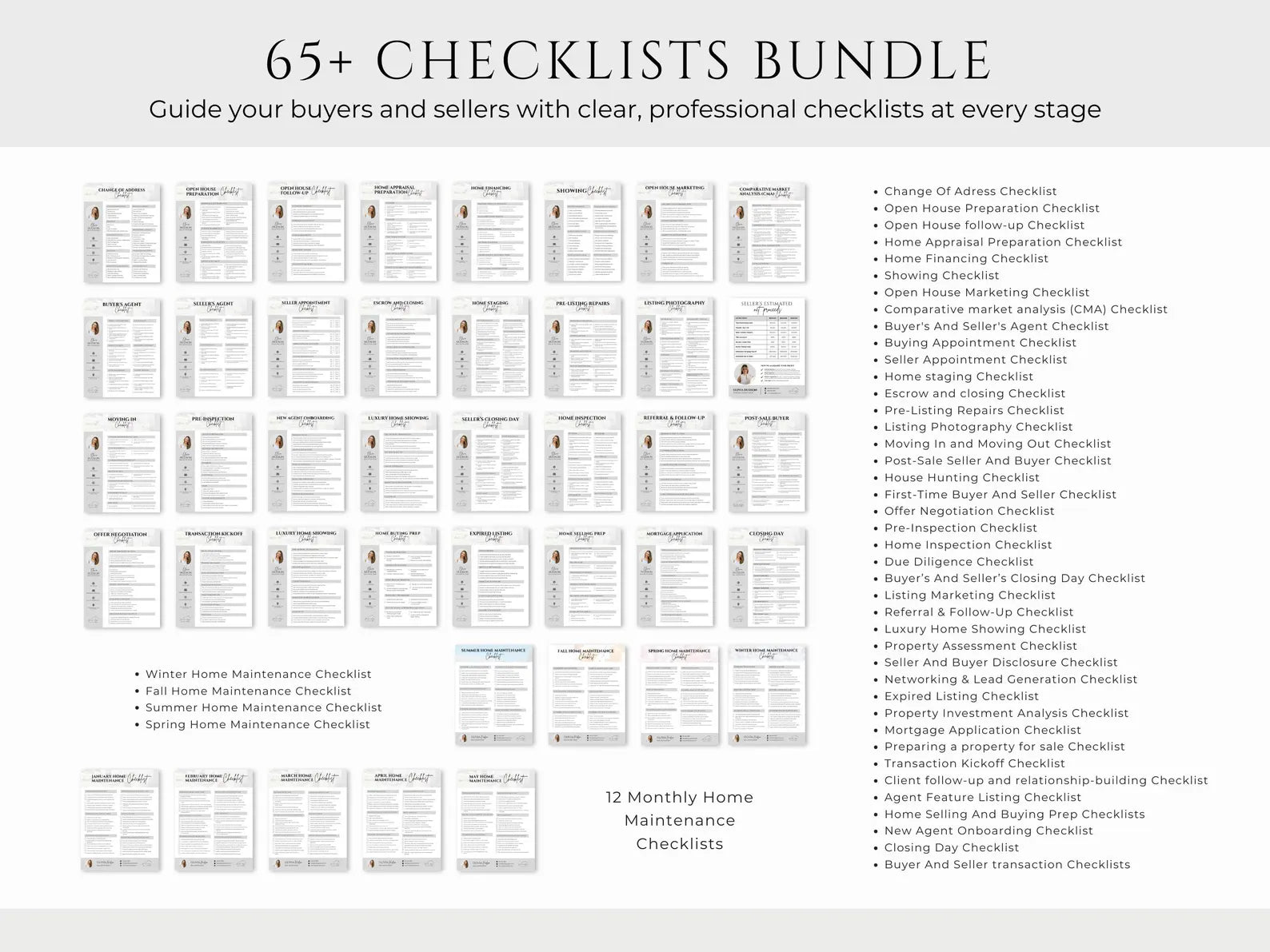 7,000+ Real Estate All-in-one Templates Bundle