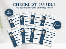 Real Estate Checklist Bundle Blue and White