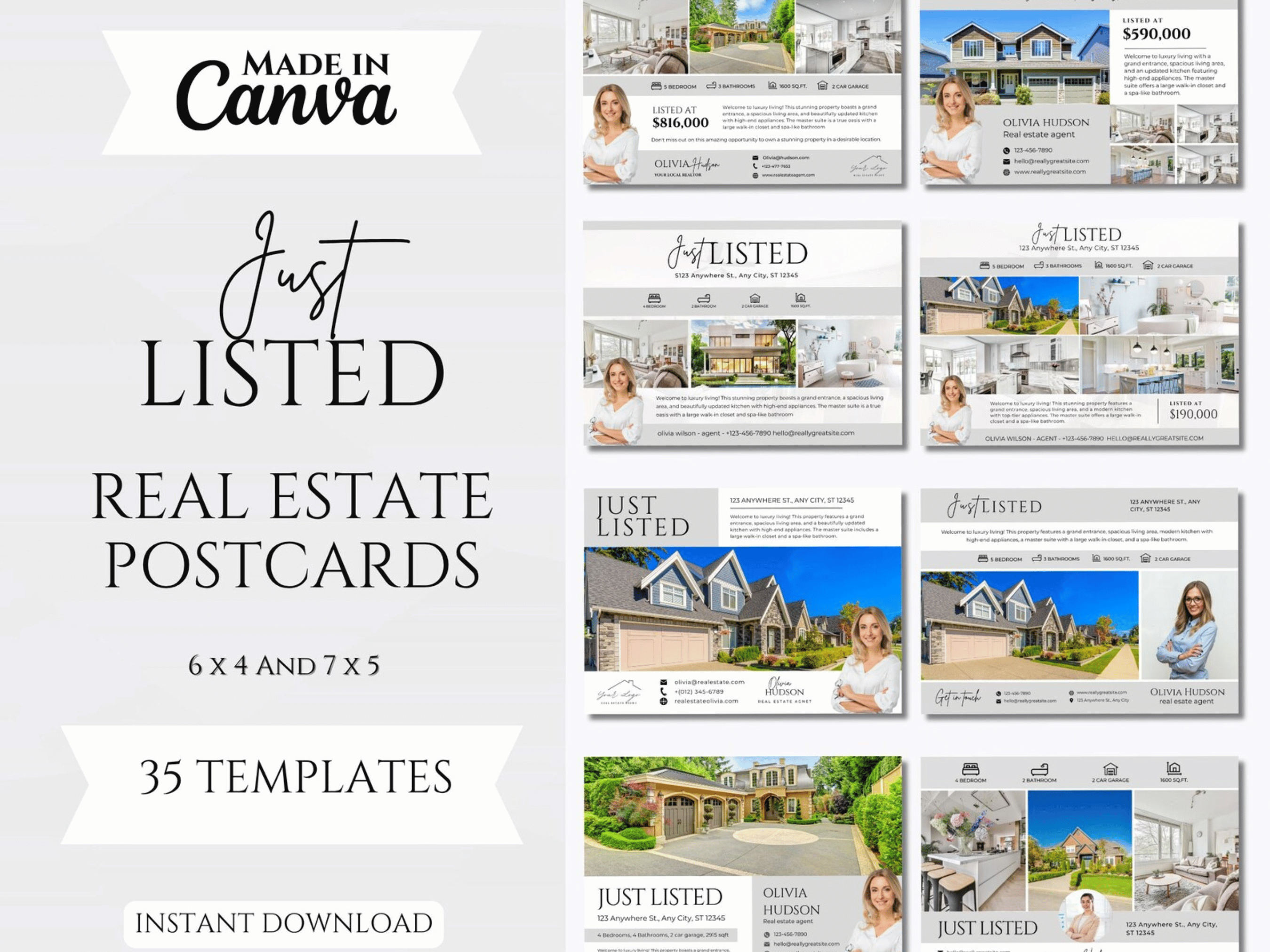 The Ultimate Just Listed Postcard Kit