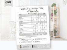Seller Net Sheet Template