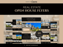 Luxury Real Estate Open House Flyer Templates