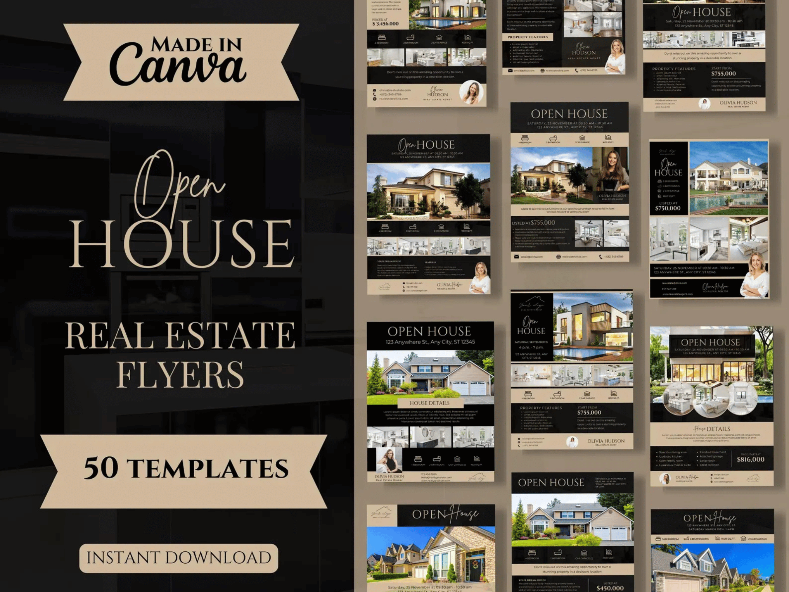 Luxury Open House Flyers