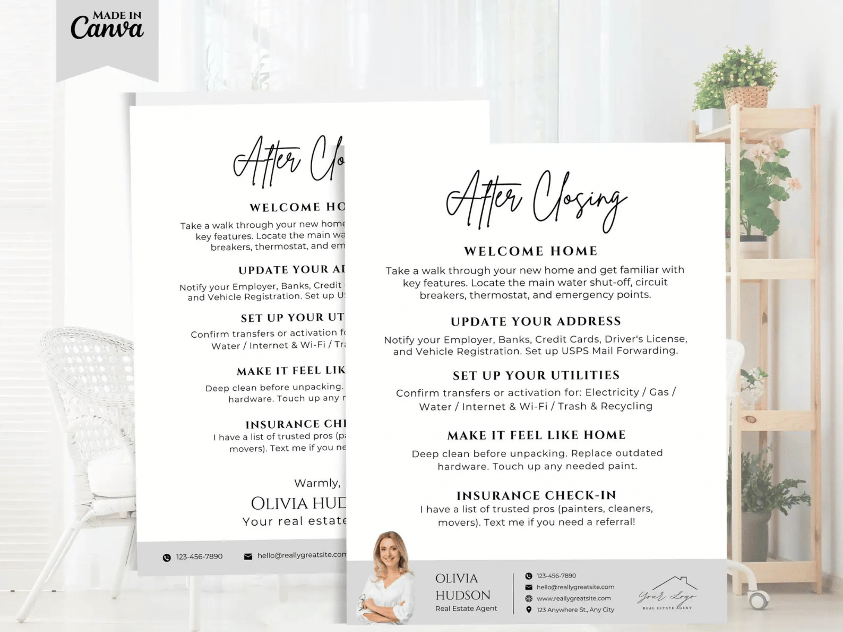 After Closing Guide Template