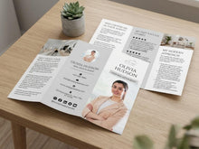 Real Estate Introduction Trifold Brochure | Agent Double-Sided Tri-Fold Brochure | Modern Real Estate Marketing Brochure | Canva Template