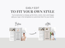 Real Estate Introduction Trifold Brochure | Agent Double-Sided Tri-Fold Brochure | Modern Real Estate Marketing Brochure | Canva Template