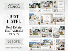 20 Just Listed Social media Posts Templates