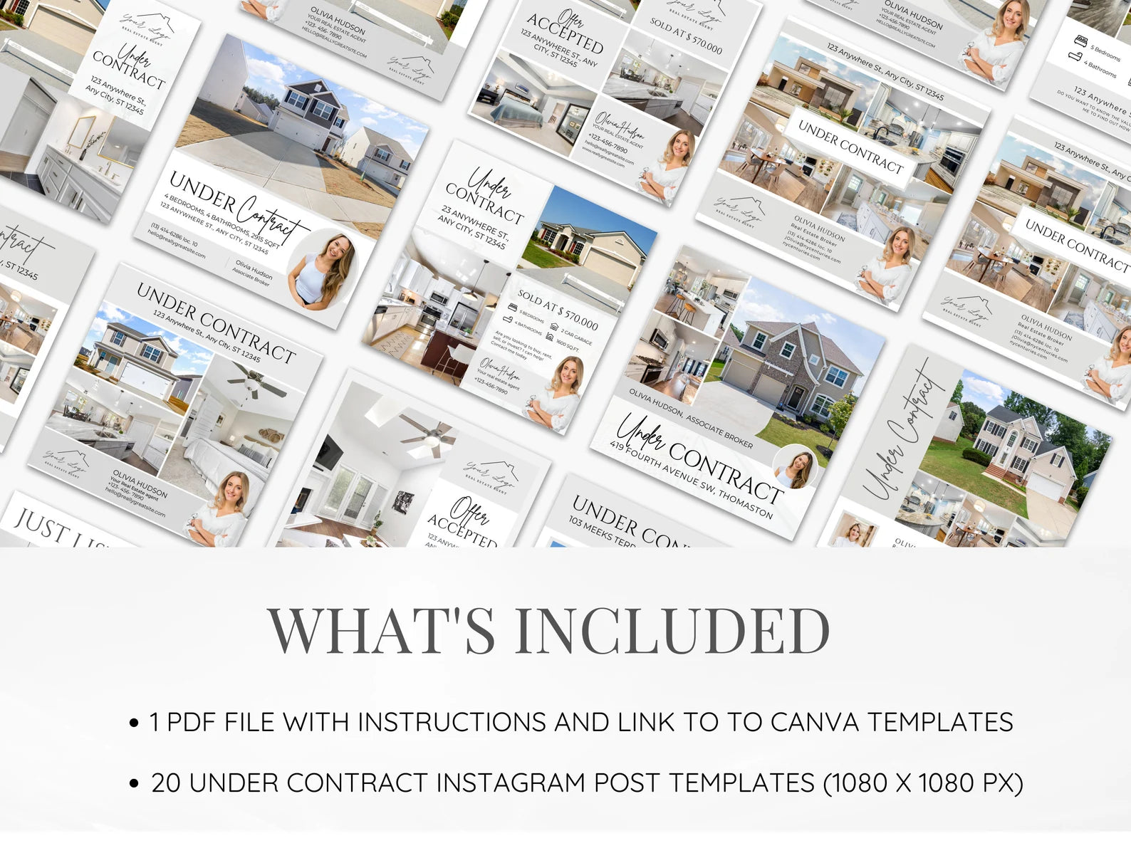 20 Under Contract Social media Posts Templates