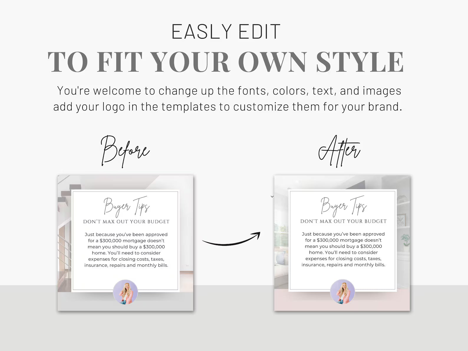 Real Estate Instagram Buyer & Seller Tips Posts