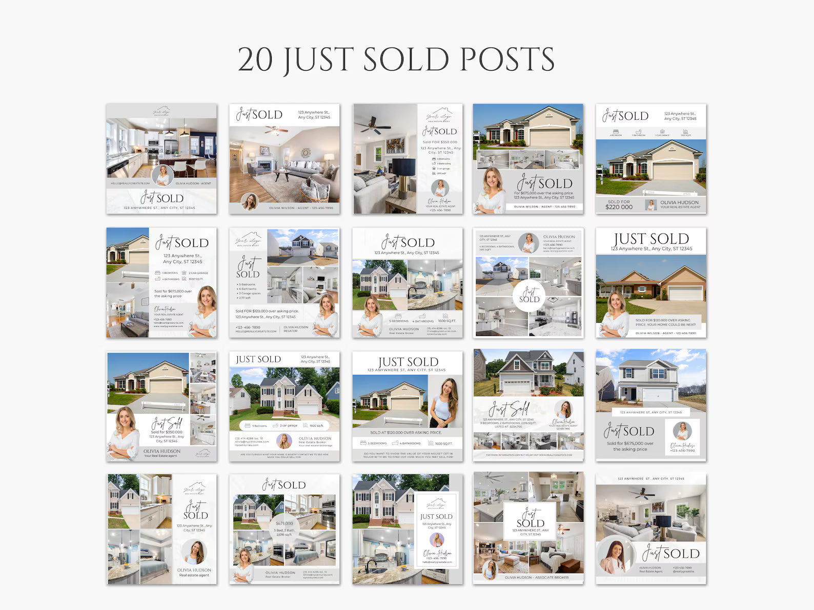 120 Real Estate Social Media Posts Templates