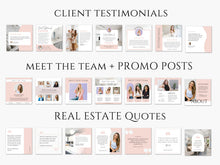 Pink Real Estate Instagram Posts Templates Bundle