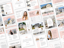 Real Estate Instagram Posts Bundle Pink And White