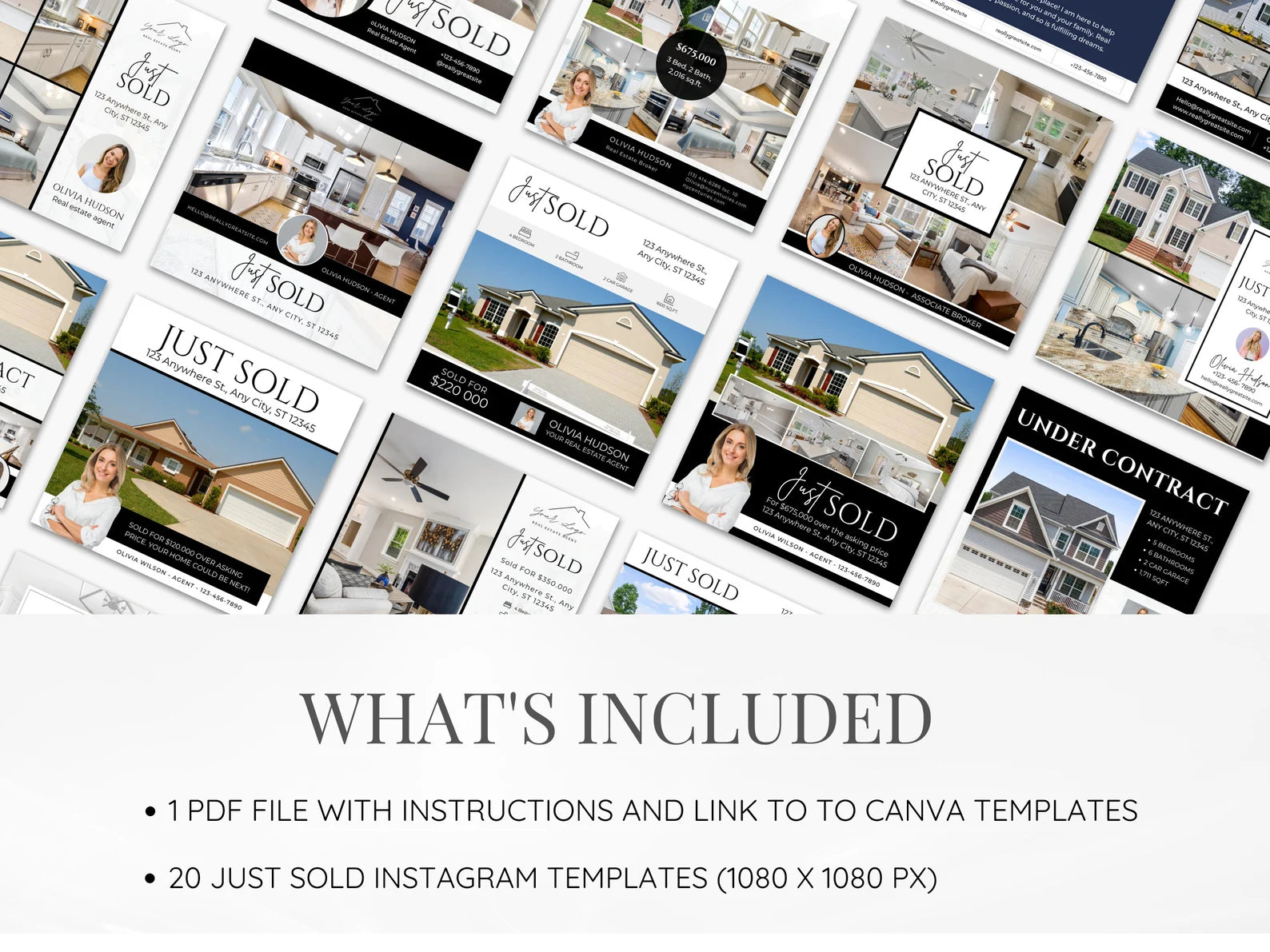 20 Just Sold Social media Posts Templates