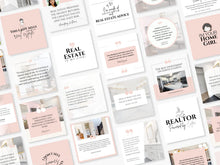 Pink Real Estate Quotes Instagram Posts Templates