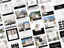 Realtor Instagram Posts Bundle Black and White