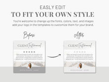 Real Estate Client Testimonial Instagram Posts Templates