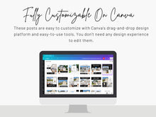 Set of 20 Under Contract Social media Posts Templates Black & White