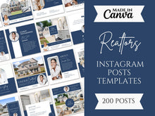 Realtor Instagram Posts Bundle Blue and White