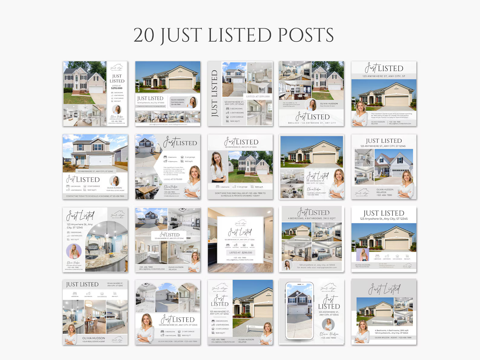 120 Real Estate Social Media Posts Templates