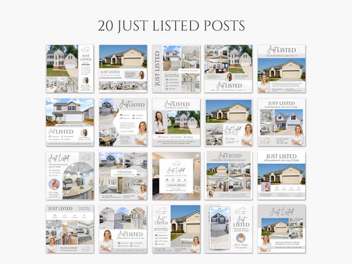 120 Real Estate Social Media Posts Templates