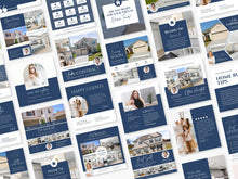 Realtor Instagram Posts Bundle Blue and White