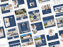 Realtor Instagram Posts Bundle Blue and White