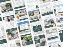 Real Estate Instagram Post Templates Green And White