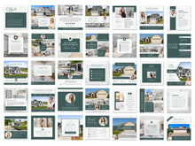 Real Estate Instagram Post Templates Green And White