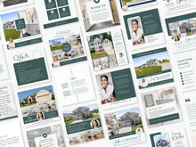 Real Estate Instagram Post Templates Green And White