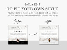 Real Estate Client Testimonial Instagram Posts Black & White