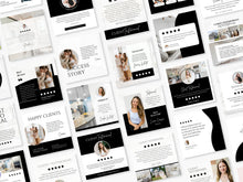 Real Estate Client Testimonial Instagram Posts Black & White