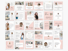 Real Estate Client Testimonial Instagram Posts Pink and White Templates