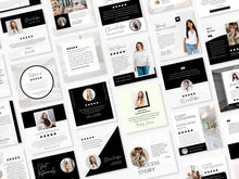 Real Estate Client Testimonial Instagram Posts Black & White