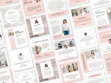Real Estate Client Testimonial Instagram Posts Pink and White Templates