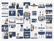 Meet the Team Social Media Posts Blue and White