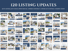 Real Estate Instagram Posts Bundle Blue And White